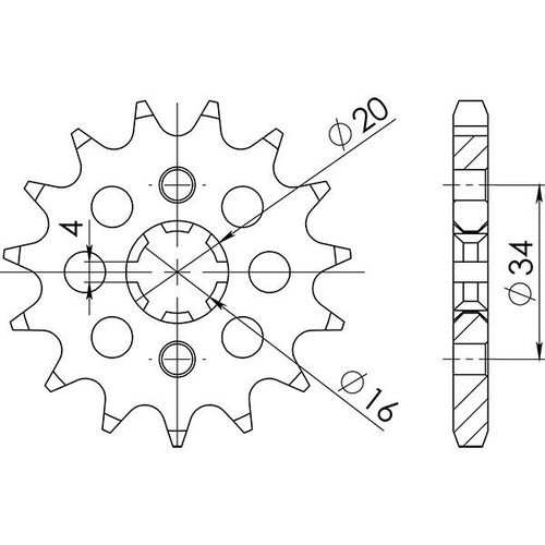Pignone p428 z14 - -, per
