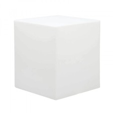 Cubo Luminoso Indus 40x40x40 cm Risparmio Energetico Bianco VL801623 VivaGarden