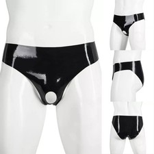 Nero Sexy Uomo Aperto Lingerie