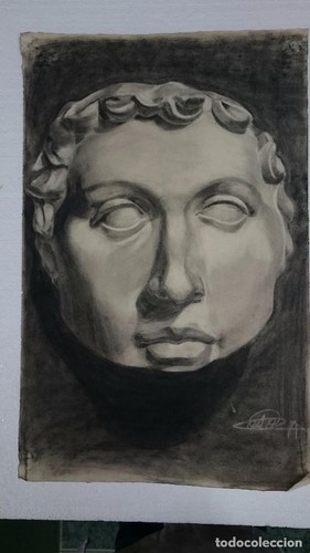 Dibujo busto rostro - dibujo,