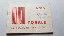 Bianchi Tonale 175 1955 manuale uso originale moto owner's manual