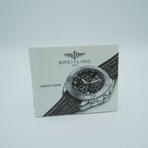 Breitling manuale shark - manuale,