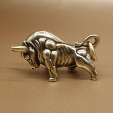 Portachiavi toro ottone