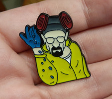 Spilla smaltata WALTER WHITE