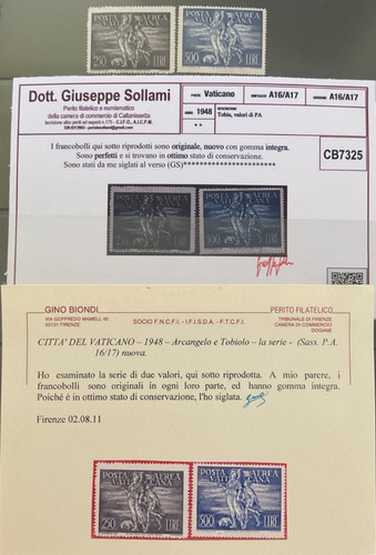 Vaticano 1948 posta - , aerea