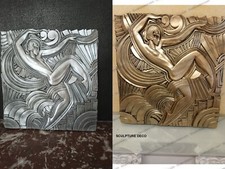 Lot 2 Grands Bas-relief Art