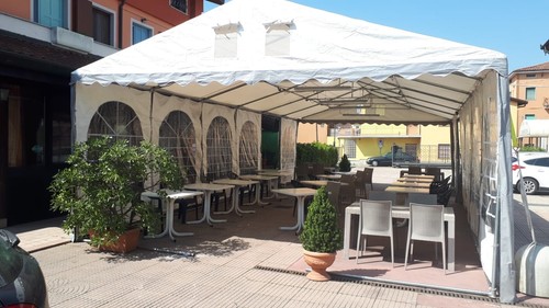 Gazebo professionale ignifugo
