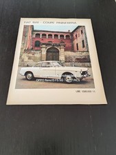 1964 FIAT 1500 COUPE PININFARINA AD PUBBLICITA