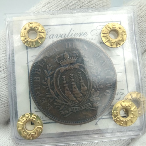 San marino centesimi 1894 r - marino, 10