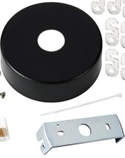 Rosone Lampadario Nero Diam