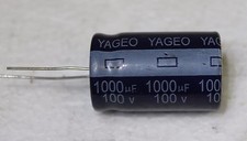 Yageo condensatore elettrolitico 1000 uF100 volt  C.S 