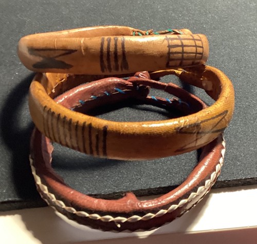 Set bracciali etnici legno - set,
