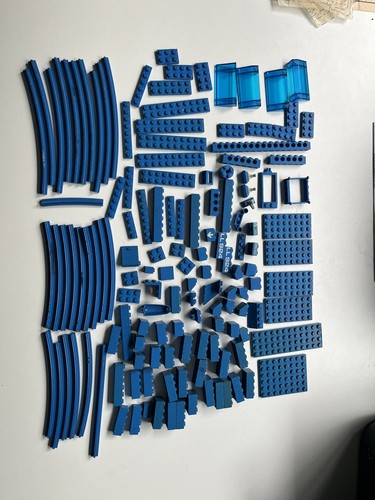 Lego vintage blue train track - vintage,