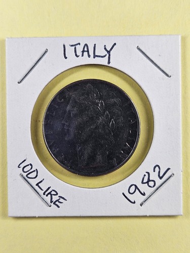 Coins italy 100 lira - 100, 1982