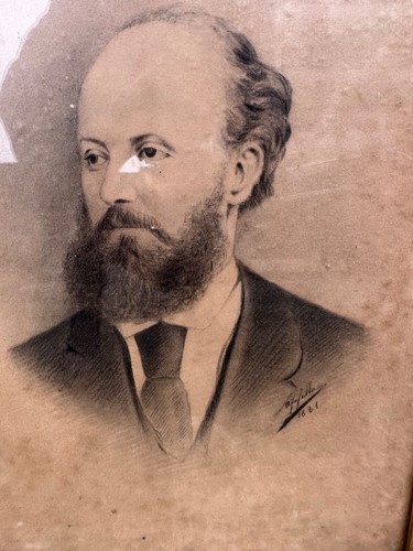 Quadro disegno 1881 - quadro, no(milesi