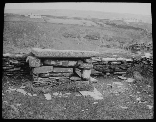Magic lantern slide - slide, granite