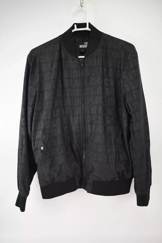 Bomber love moschino uomo nero - bomber,