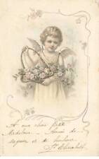 Angeli #MK53564 Cherubino Cestino Fiori