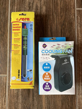 accessori per acquario (riscaldatore + Ventola)