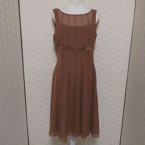 Abito smanicato talbots seta - smanicato,