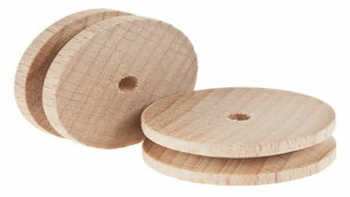 Ruote passacordicella legno - ruote, in