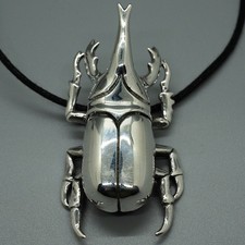 Ciondolo scarabeo 925 argento - scarabeo, .925