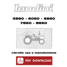 trattore LANDINI 6060 Manuale