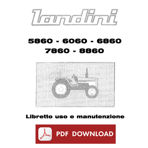 Trattore landini 8860 manuale - landini,