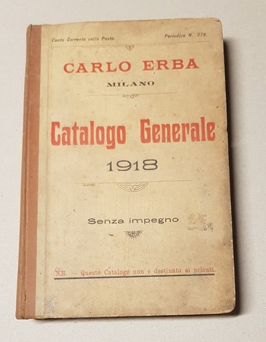 Carlo erba catalogo generale - carlo,