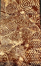 BATIK AFRICANO TINTO A MANO