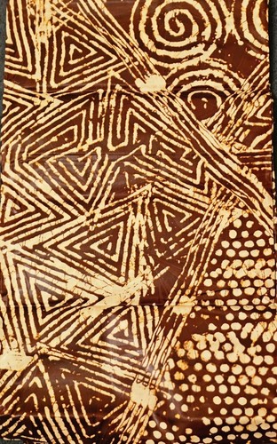 Batik africano tinto mano - africano,