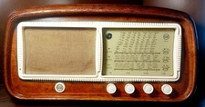 IMPONENTE E BELLISSIMA RADIO D'EPOCA A VALVOLE CGE MOD. 4556