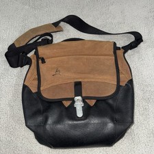 Borsa messenger a tracolla Overland Equipment larga 12" tracolla imbottita tela pelle