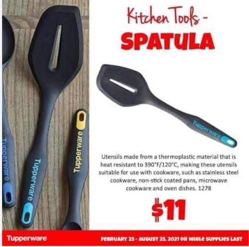 Tupperware spatola fessura - tupperware, a