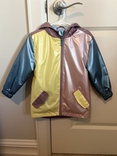 Giacca antipioggia ANDY & EVAN colorblock per bambina e bambina