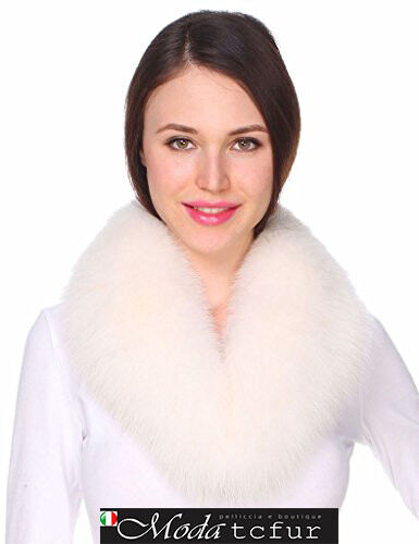 Collo pelliccia volpe beige - pelliccia,