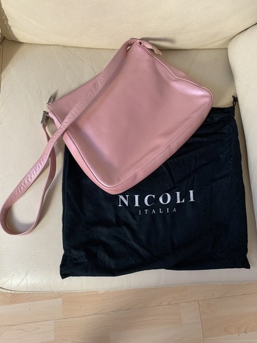 Borsa mano nicoli - a, rosa
