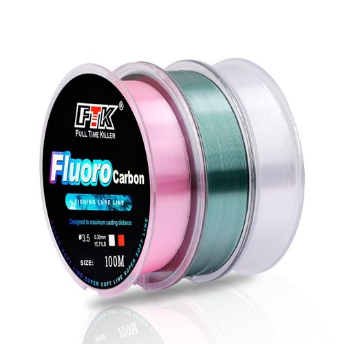 100m fluorocarbon pesca esca - 100m,