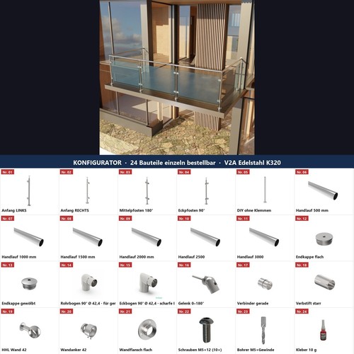 Innbee kit ringhiera - kit,