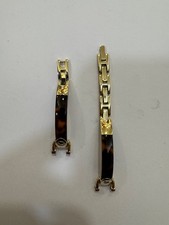 CINTURINO OROLOGIO ACCIAIO ORO "EMPORIO ARMANI" MACULATO   ANSA 6 MM -NUOVO