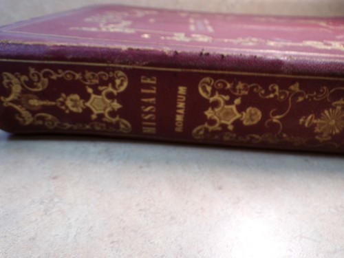 1858 missale romanum antique - missale,