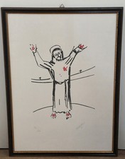 Serigrafia Raffigurante San