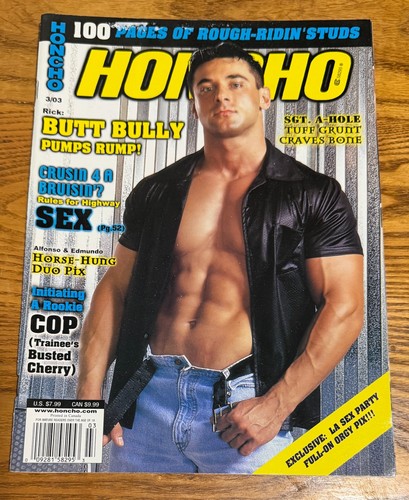 Vintage honcho magazine march - vintage,
