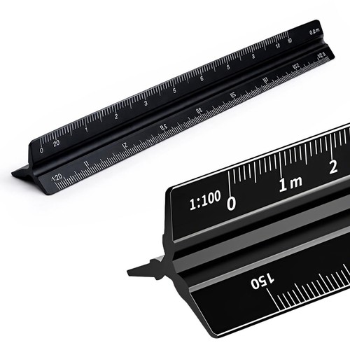 Righello triangolare 15cm - righello,