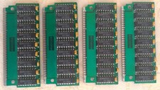 Memoria SIMM 30pin 256 KB KM41C. Vintage '80. 4pz