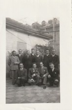 B3 - Foto Photo Fotografia Anni 40 - Gruppo Uomini Giacca e Cravatta
