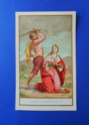 Santino holycard santa eurosia - santino,