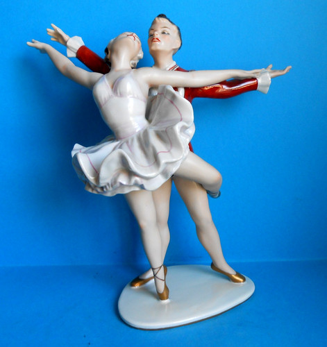 Wallendorf statuina coppia - wallendorf, ~