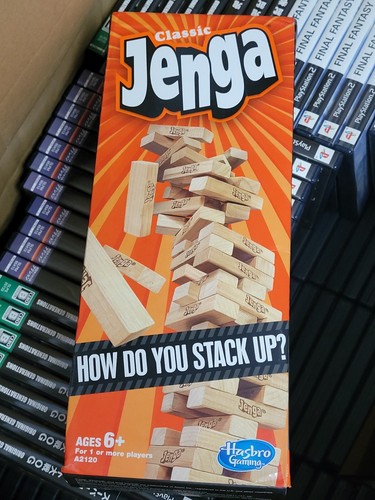 Classic jenga - classic, hasbro)