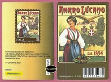 ITALIA 2024 Imprenditoria Italiana - Amaro Lucano TESSERA FILATELICA